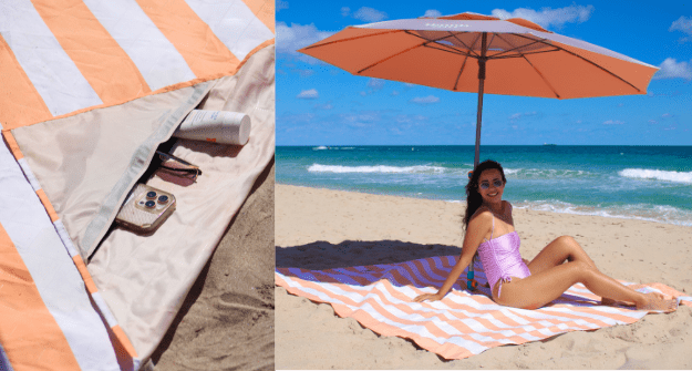Best beach blanket from Handy Beach Goods