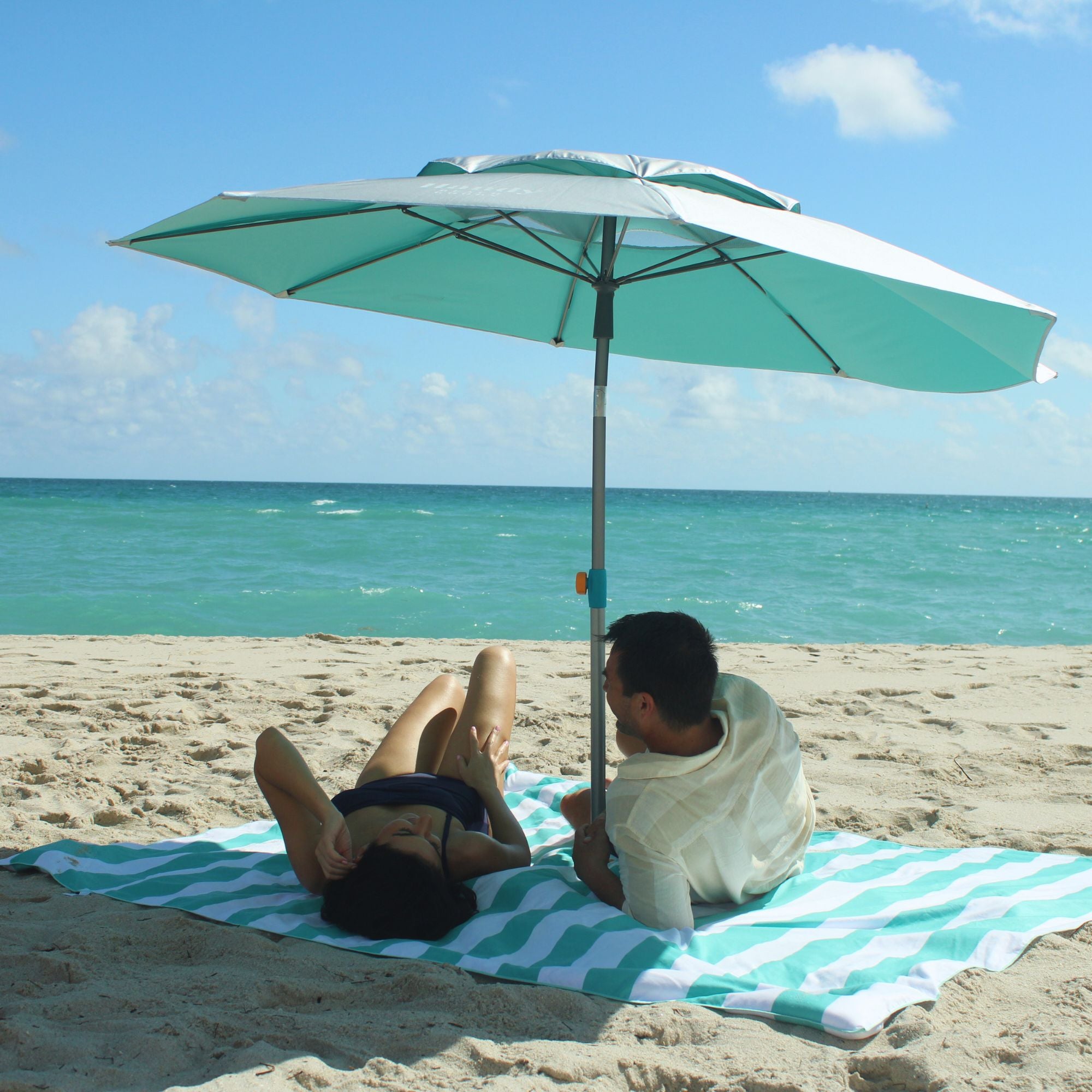 REVOLUTIONARY HANDY BEACH UMBRELLA & ANCHOR SYSTEM