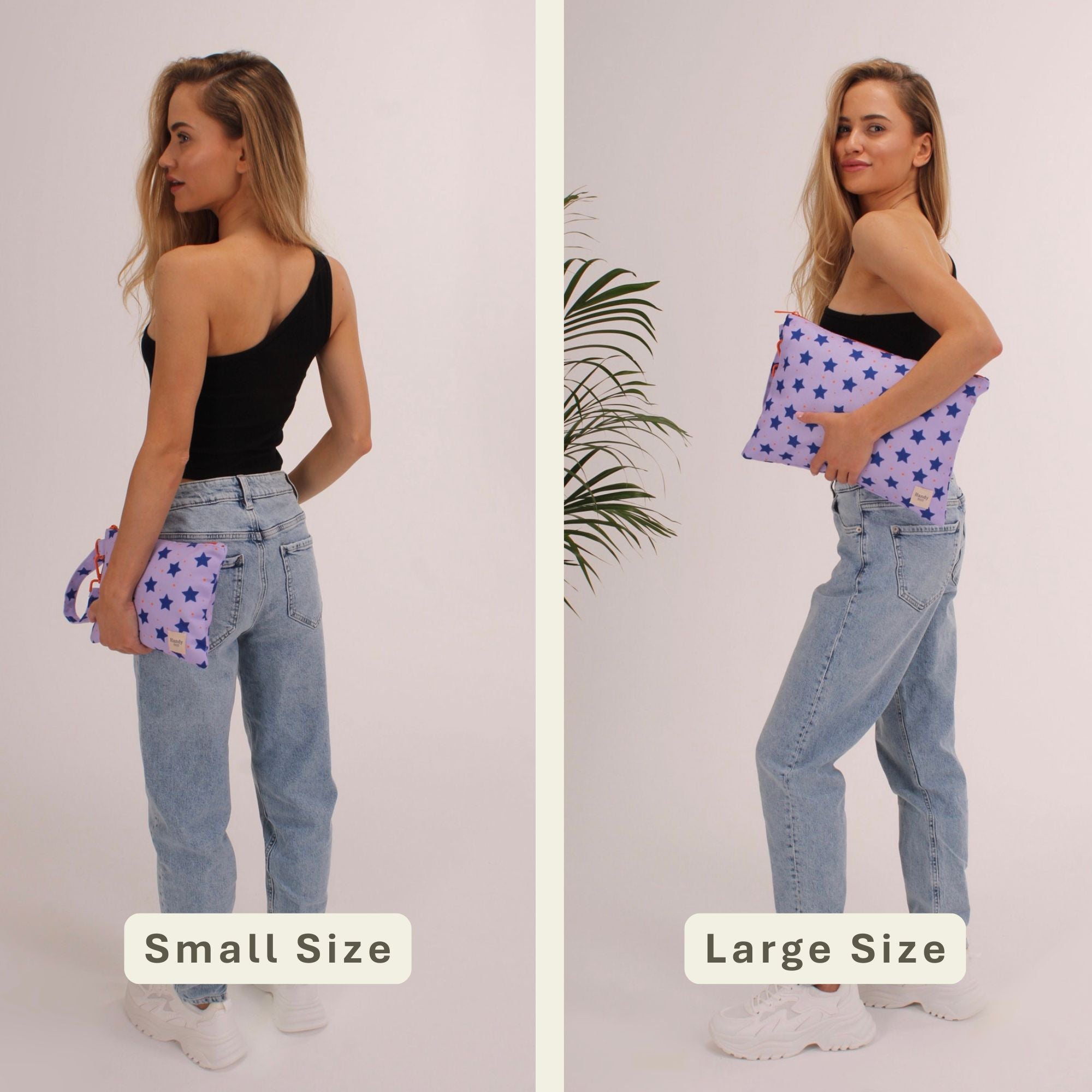 STARS - POUCH WITH WRISTLET BUCKLE