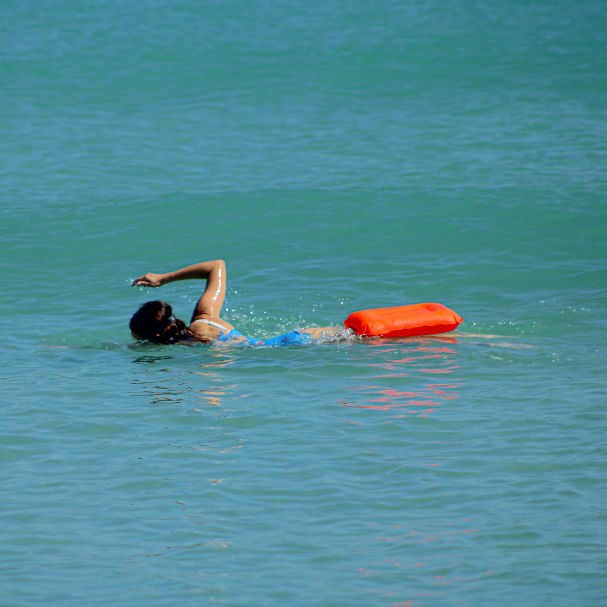 high visibility swim buoy