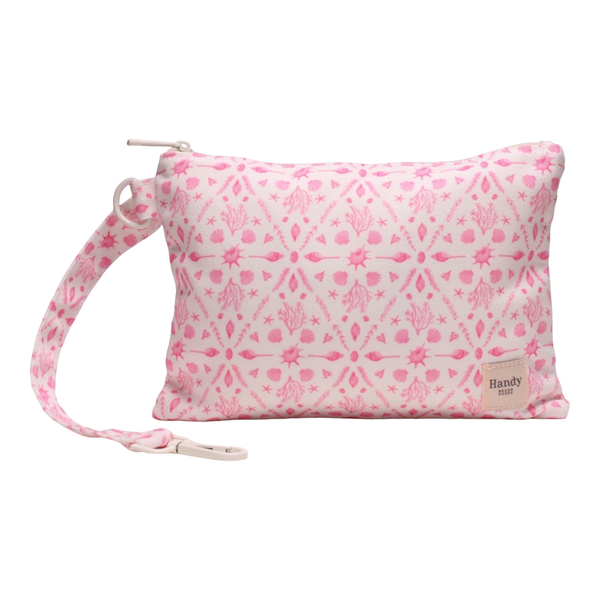 Water resistant beach wristlet bag with loop strap – Handy Beach Goods