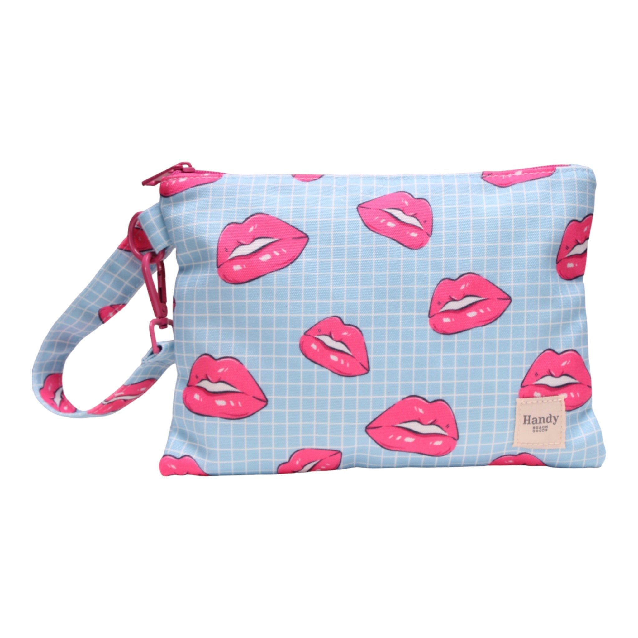 Water resistant beach wristlet bag with loop strap – Handy Beach Goods