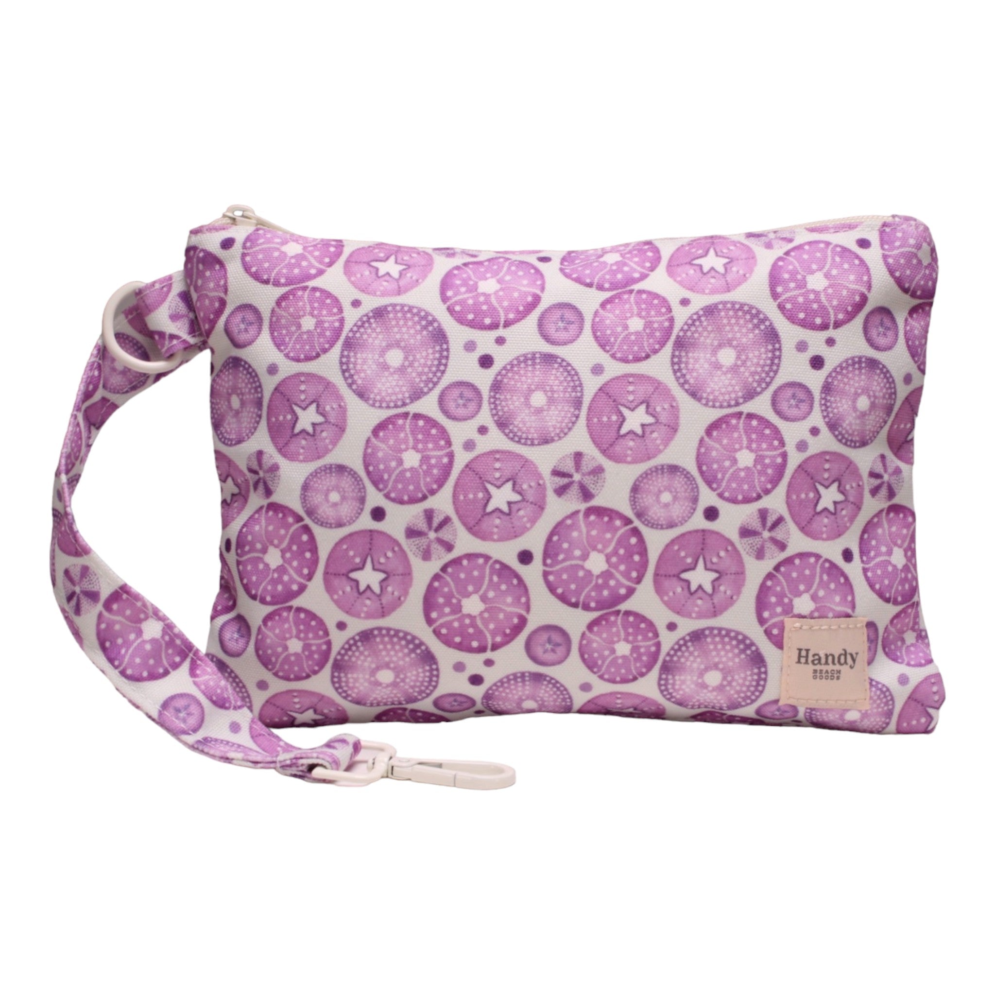 Water resistant beach wristlet bag with loop strap – Handy Beach Goods