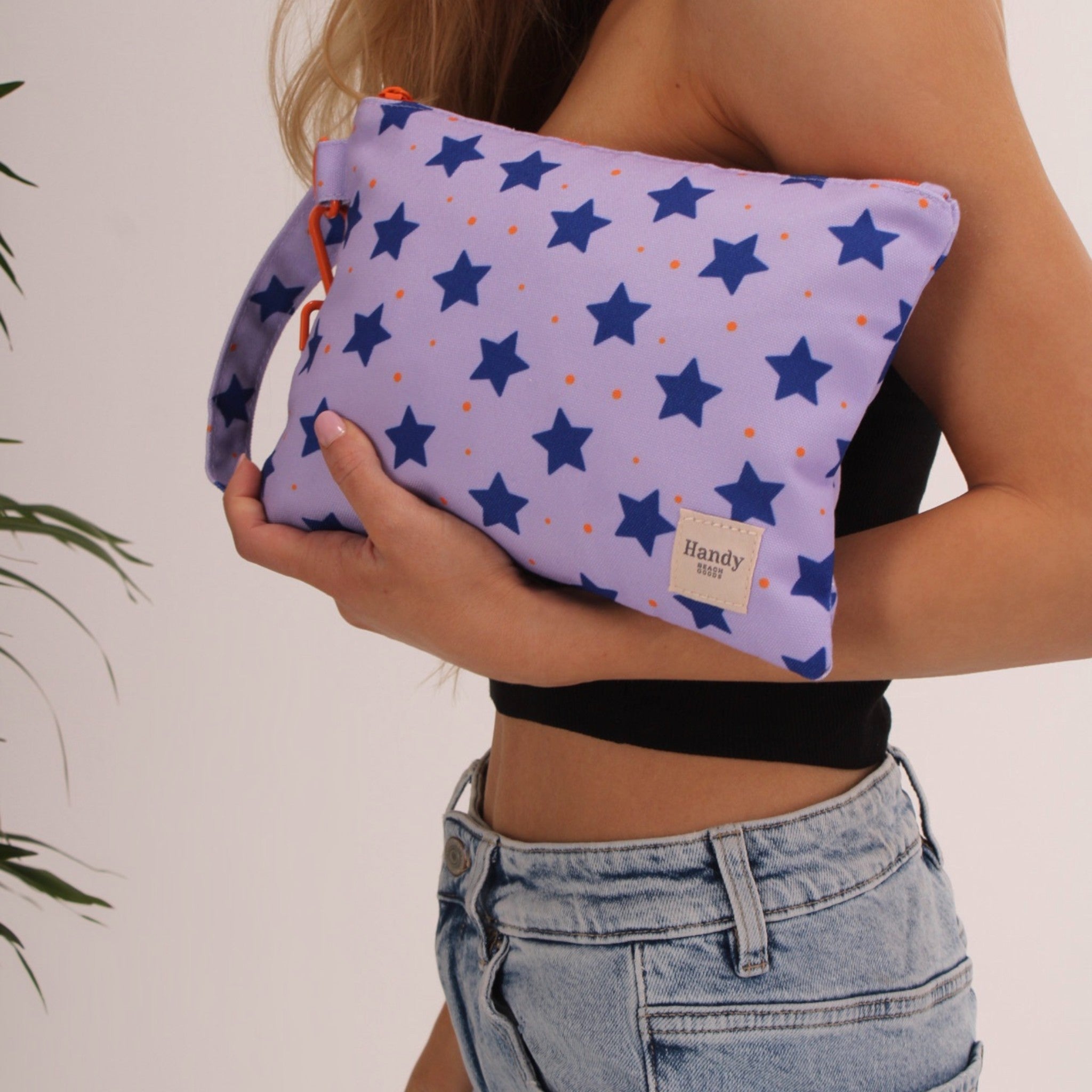 STARS - POUCH WITH WRISTLET BUCKLE