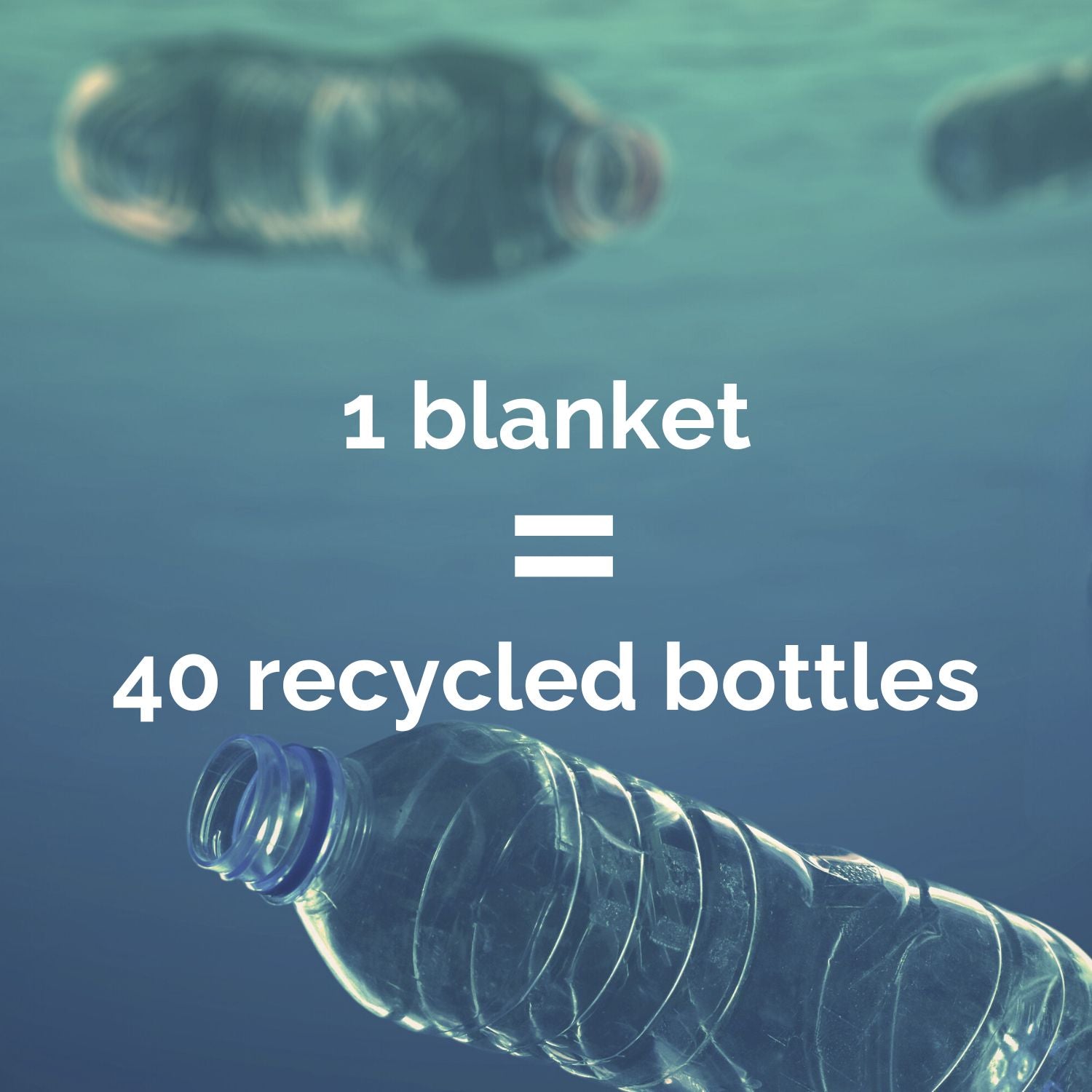 Recycling PET bottles to reduce pollution and waste