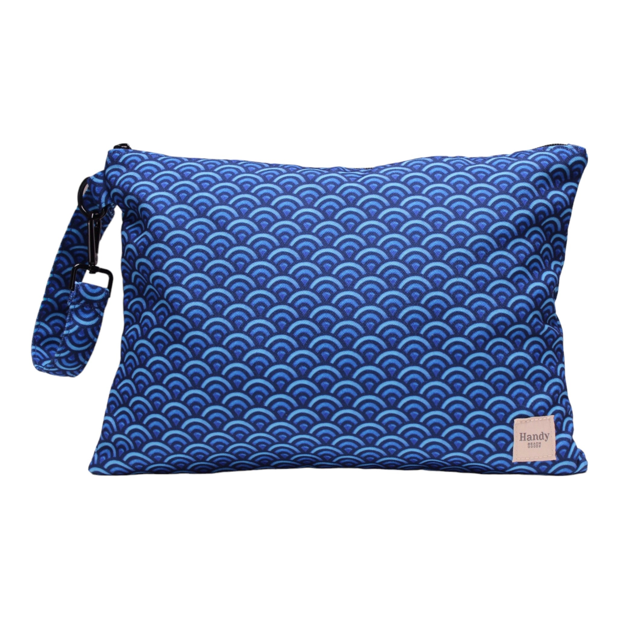 DEEP BLUE - POUCH WITH WRISTLET BUCKLE
