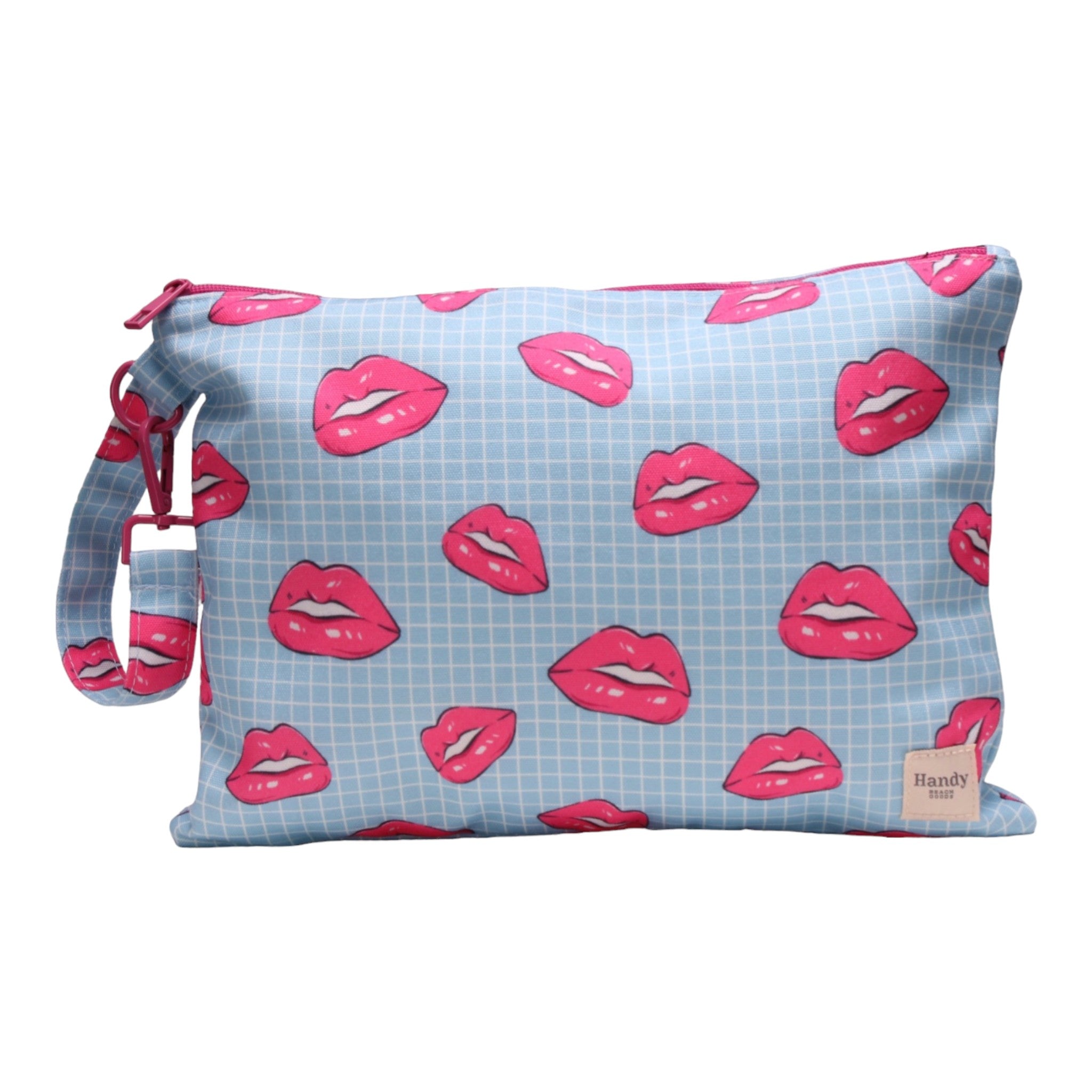 LIPS - POUCH WITH WRISTLET BUCKLE