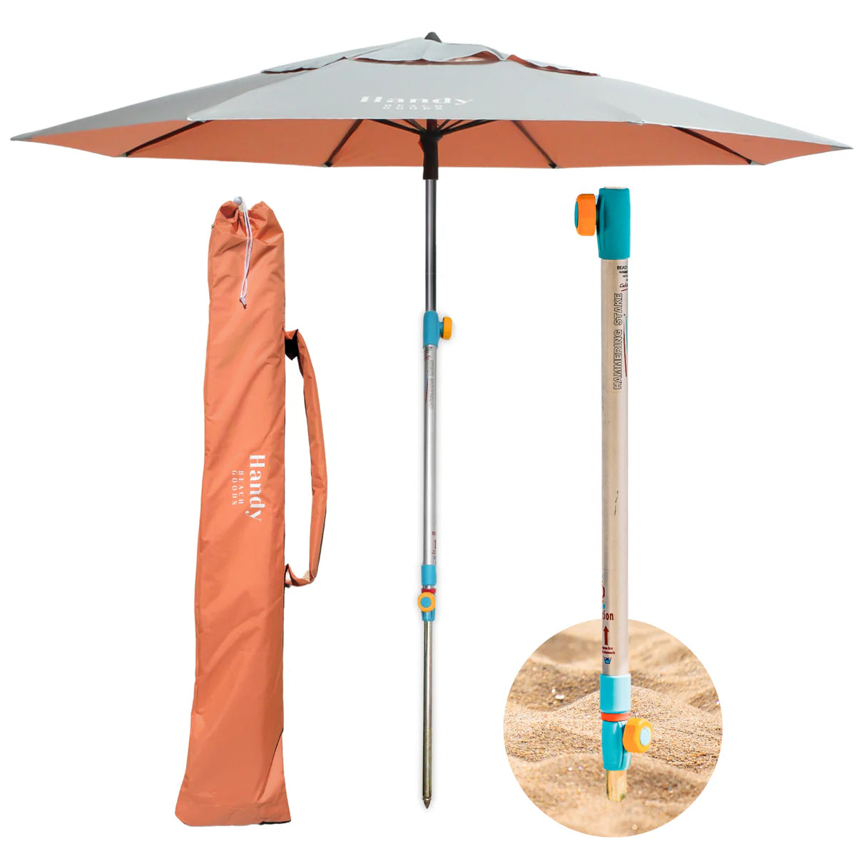 Beach Umbrella & Anchor System