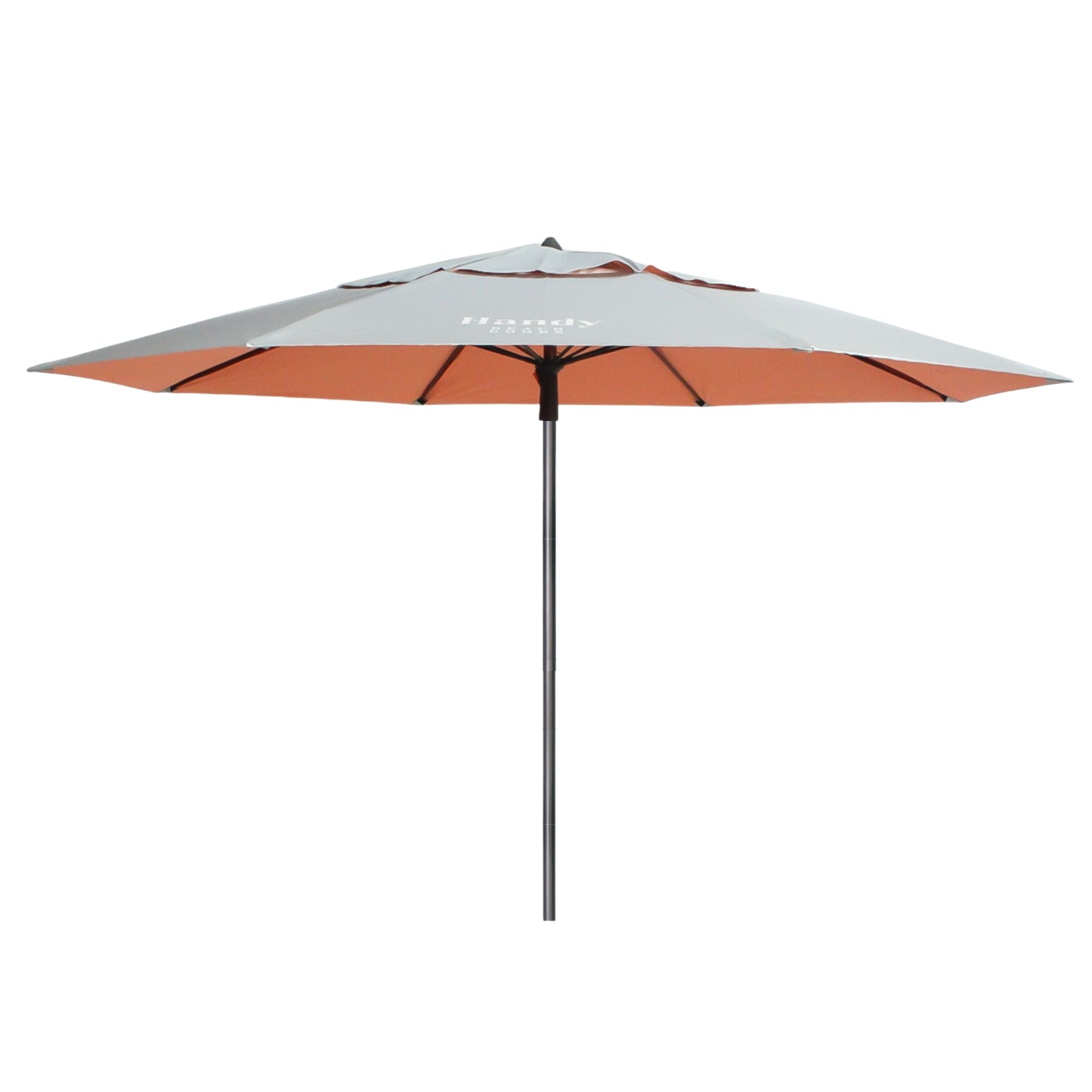 SILVER & PEACH - BEACH UMBRELLA CANOPY