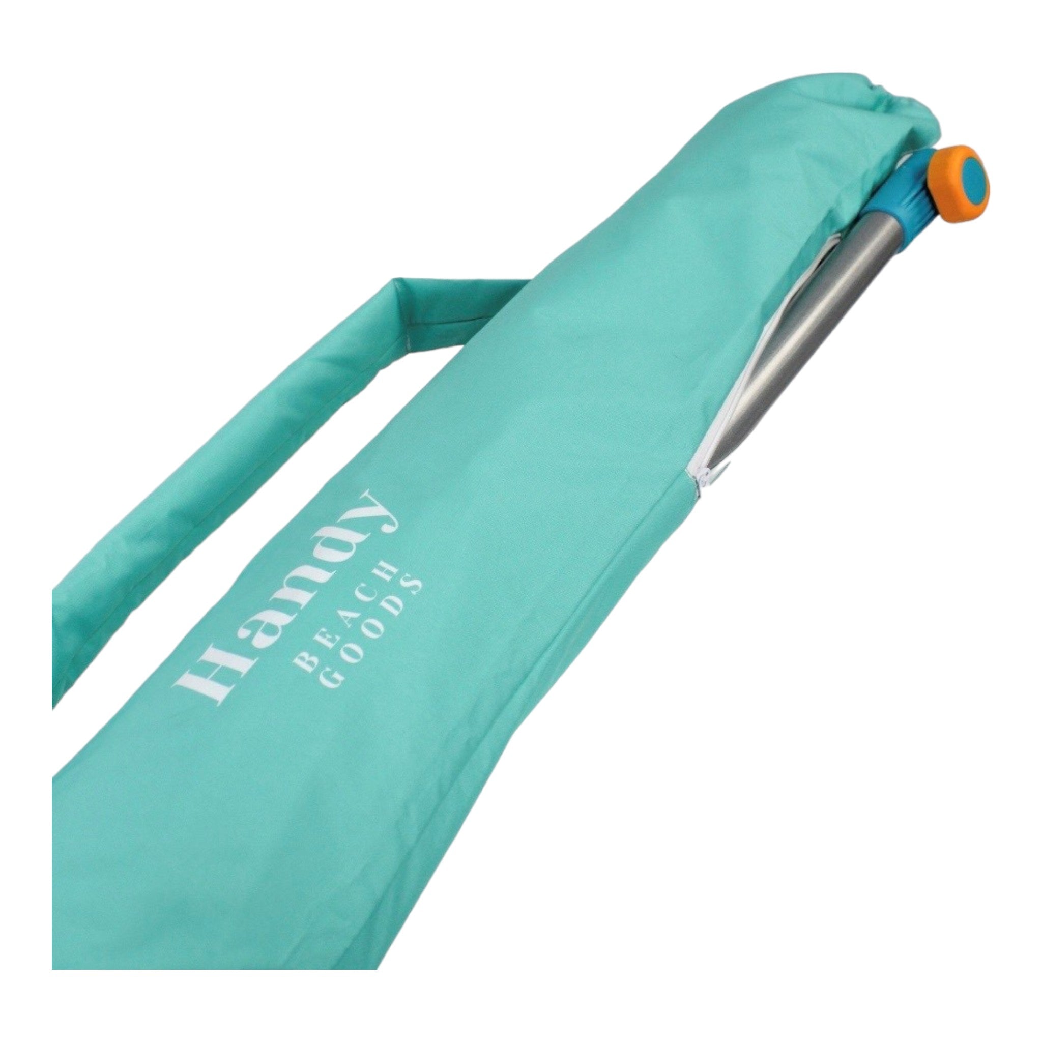 SILVER & TEAL - BEACH UMBRELLA & ANCHOR SYSTEM BAG- BEACH UMBRELLA & ANCHOR SYSTEM